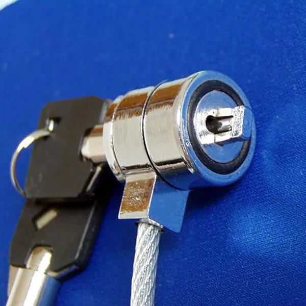 

Alloy Steel Computer Key Lock for Laptop Notebook Pc Long-Lasting Anti Theft Security Cable Compatible with Laptop Lock Slot