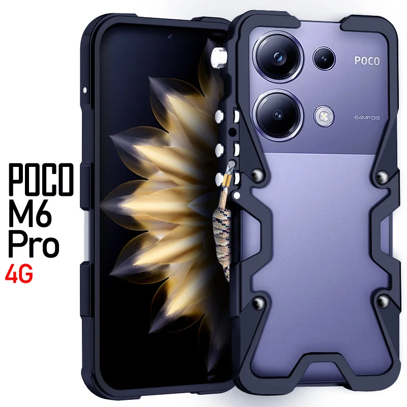 Étuis de téléphone en aluminium pour casque, armure de luxe, métal, pare-chocs pour casque F5,F5 Pro,M6 Pro,X5 Pro,X6 Pro,X6 Neo,X6 Cover, mécanique Purely Handmade Skull Case