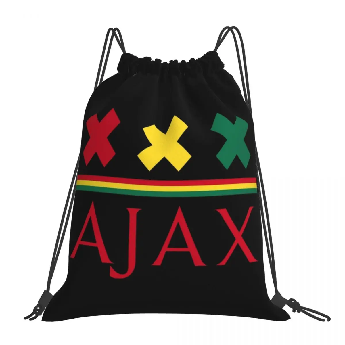 Ajax Bob Marley Backpacks Multi-function Portable Drawstring Bags Sports Bag Book Bags For Man Woman Students