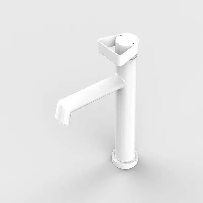 

White/Black/Brushed Gold Brass Bathroom Faucet Hot And Cold Water Mixed Basin Deck Installation Washbasin Sink for Bathroom