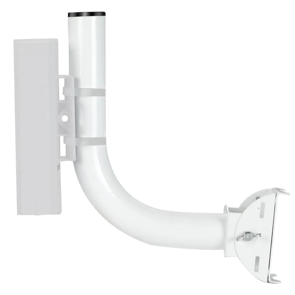 2pcs Adjustable Wall-Mounted Bridge Bracket Pole Mount Durable Universal Bracket Mount J Pole Mounts Network Access Point