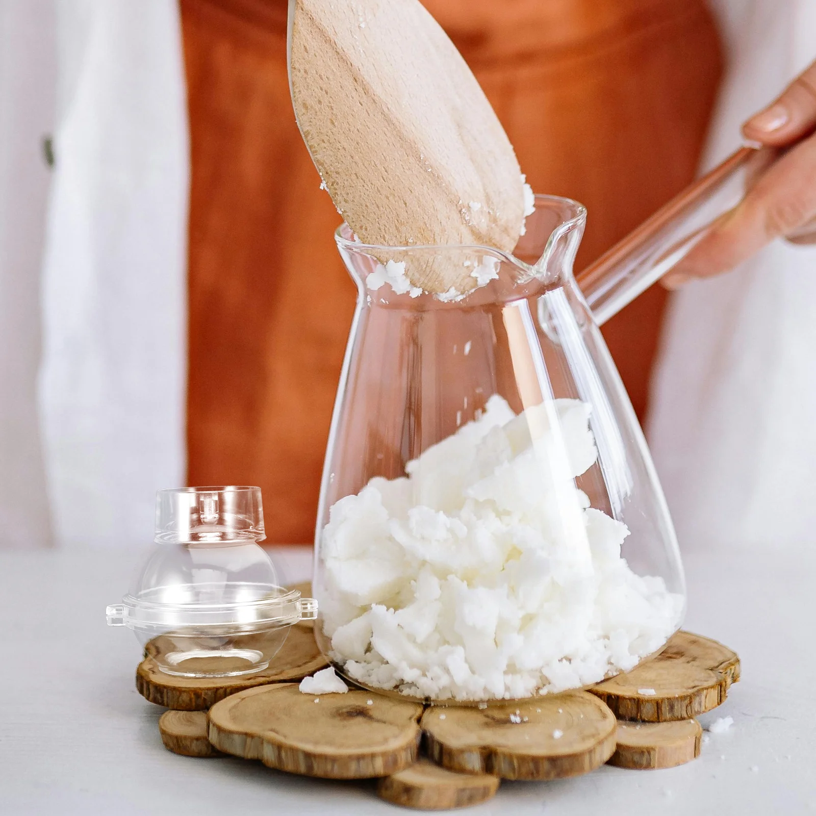 قالب على شكل كرة مستديرة من البلاستيك الشفاف DIY قالب صنع المجال للعلاج بالروائح ديكور المنزل قالب العلاج العطري #6