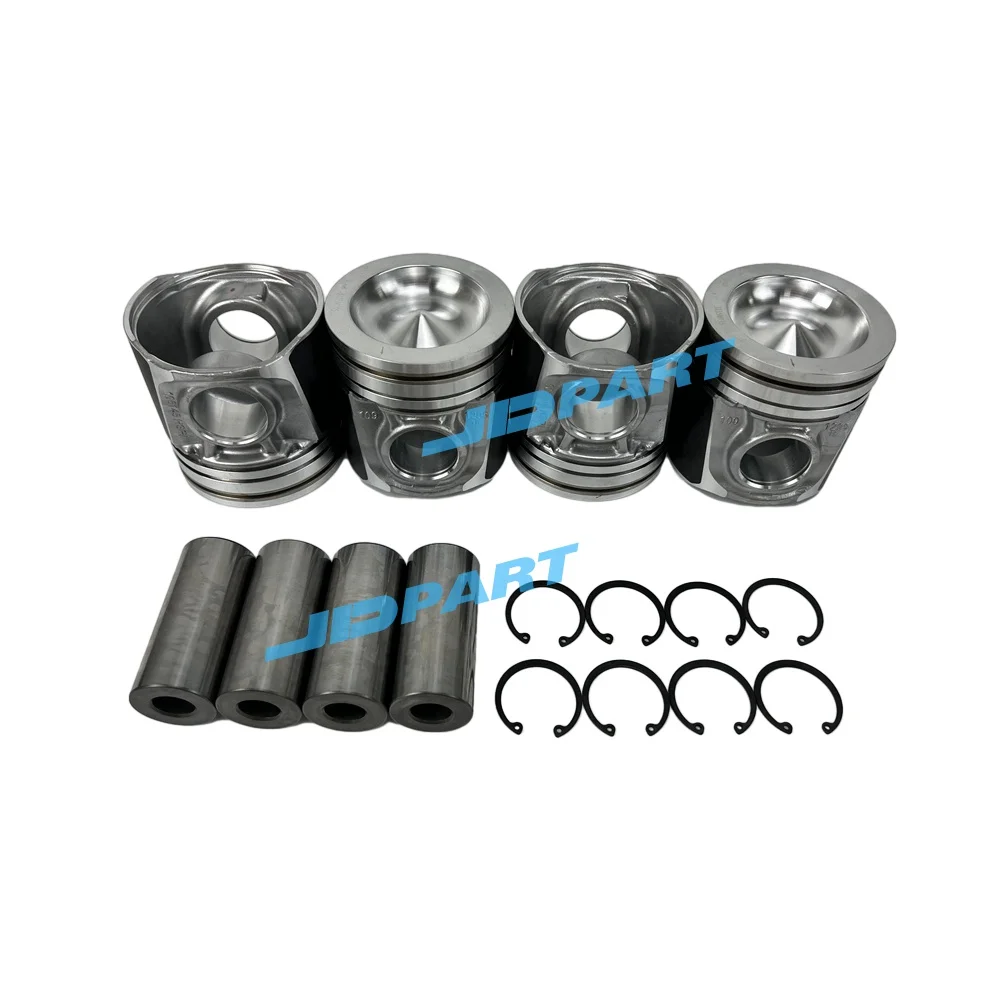 4PCS 3135M135 Piston For Perkins 1104D-E44TA Engine Parts