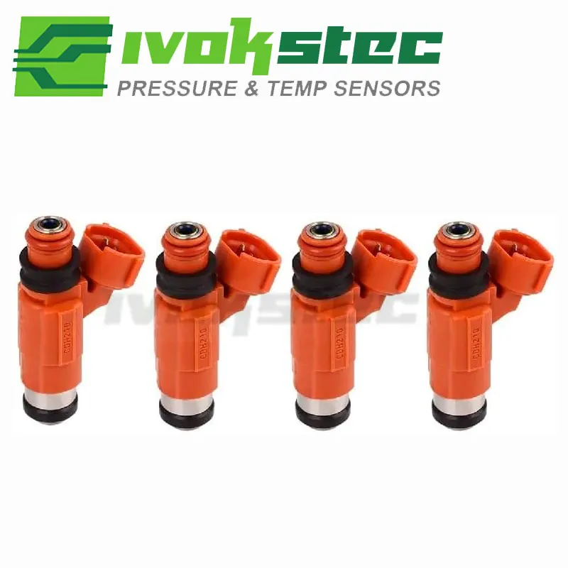 Set of 4 Pieces Fuel Injectors for Yamaha F115 HP Outboard 2000-2011 68V-8A360-00-00 CDH210 INP-771 15710-65D00