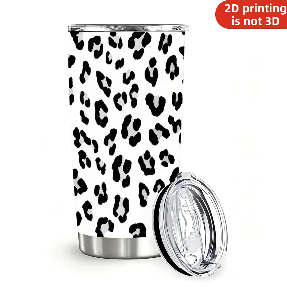 20oz Black Silver Sparkle Leop - Tumbler 20Oz White review and price