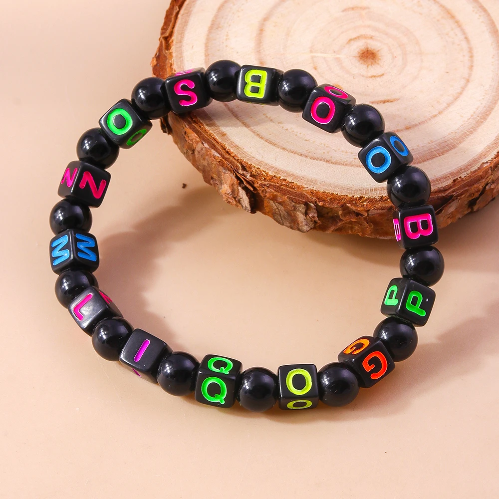 Aihua Punk Halloween Schädel Kürbis Armbänder für Frauen Männer Hip Hop Perlen Armbänder & Armreifen Halloween Schmuck Geschenke – Detail 18