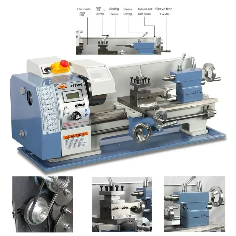 

Многофункциональное оборудование, токарный станок для обработки металла, высокоточный маленький домашний токарный станок для деревообработки, сверлильный фрезерный станок