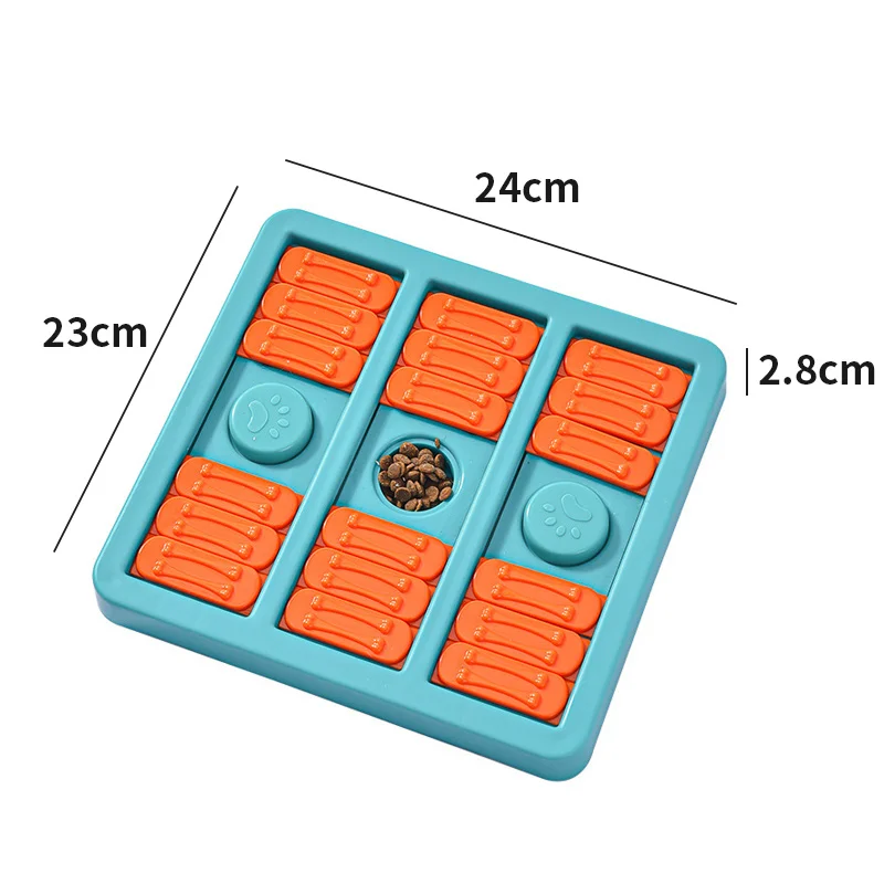 Factory Sales Dog Slow Eating Interactive Training Puzzle Toys Hidden Food Game Plate Dog Intelligence toys to relieve boredom