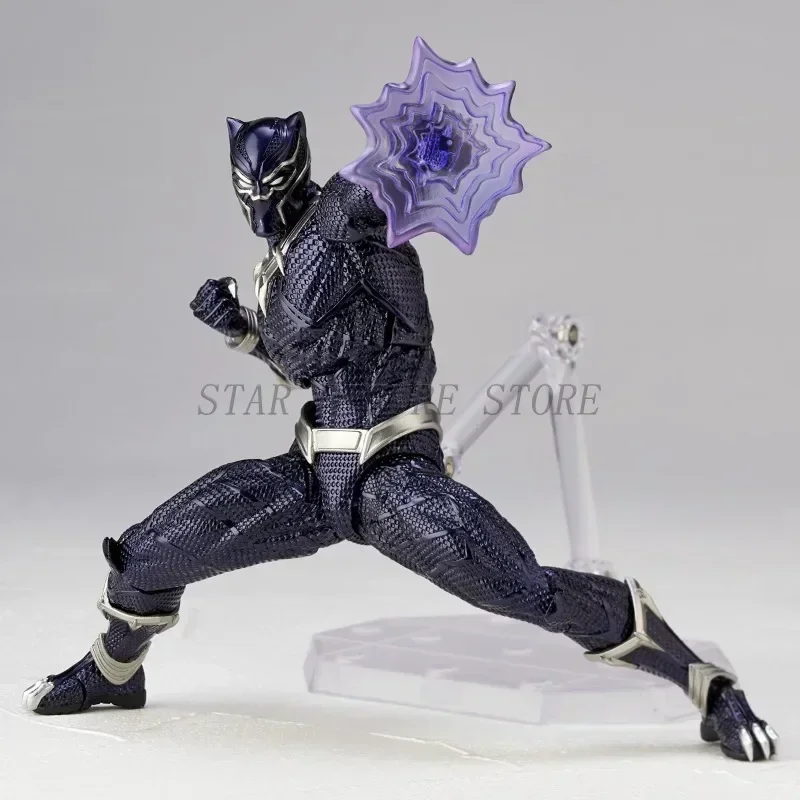 レボルテック 山口フィギュア ブラックパンサー アクションフィギュア デッドプール ヴェノム モデル ウォカンダの王 ブラックパンサー チャラ おもちゃ