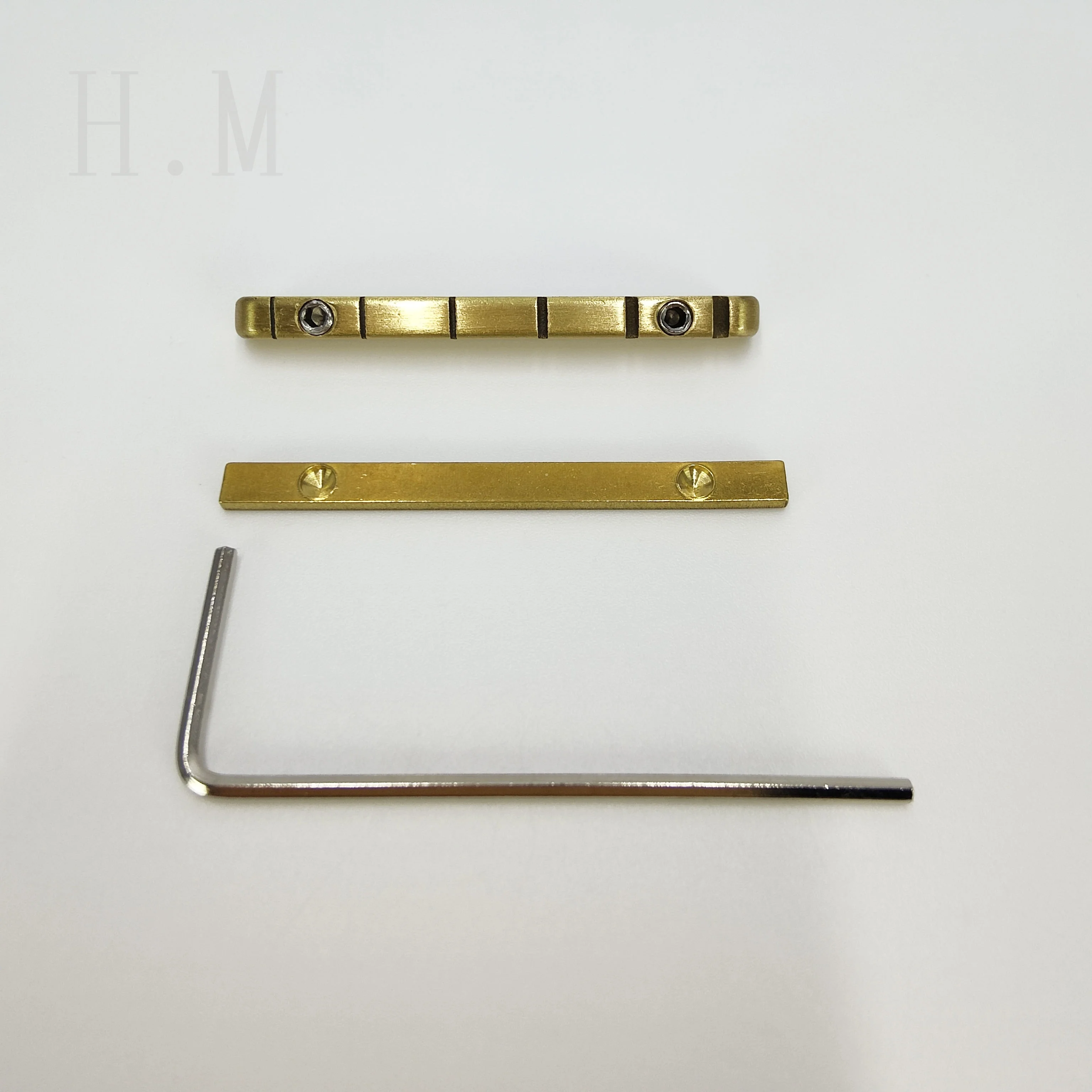 High Quality Pure Copper Electric Guitar Headrest Electric Guitar Nut Slotted Guitar Replacement Guitar Parts & Accessories