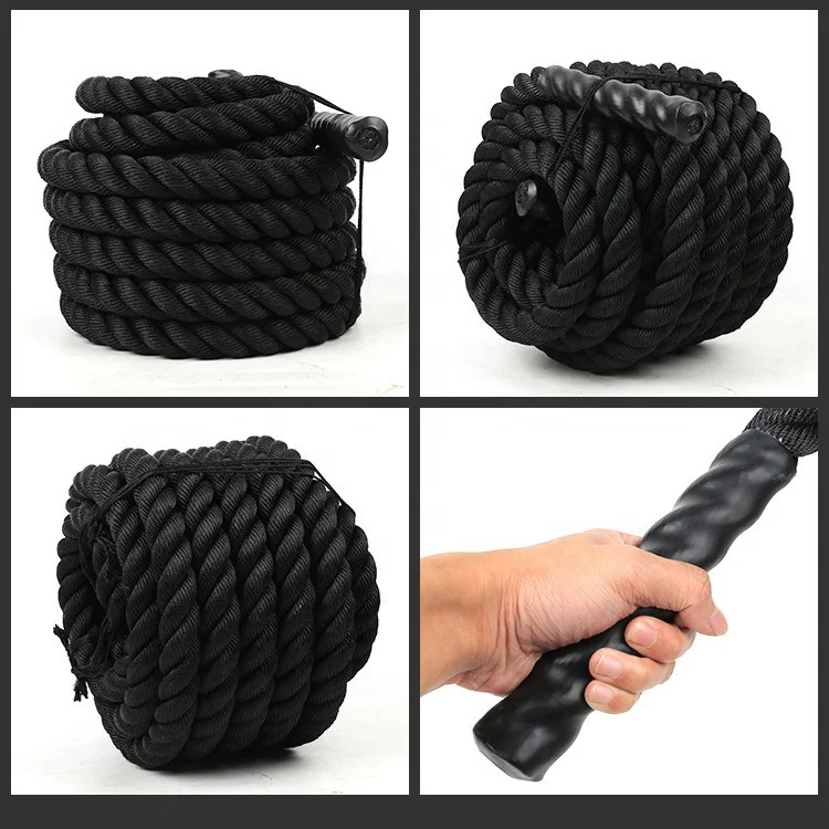 

Weighted Battle Jump Rope Core Strength Home Gym Training Equipment