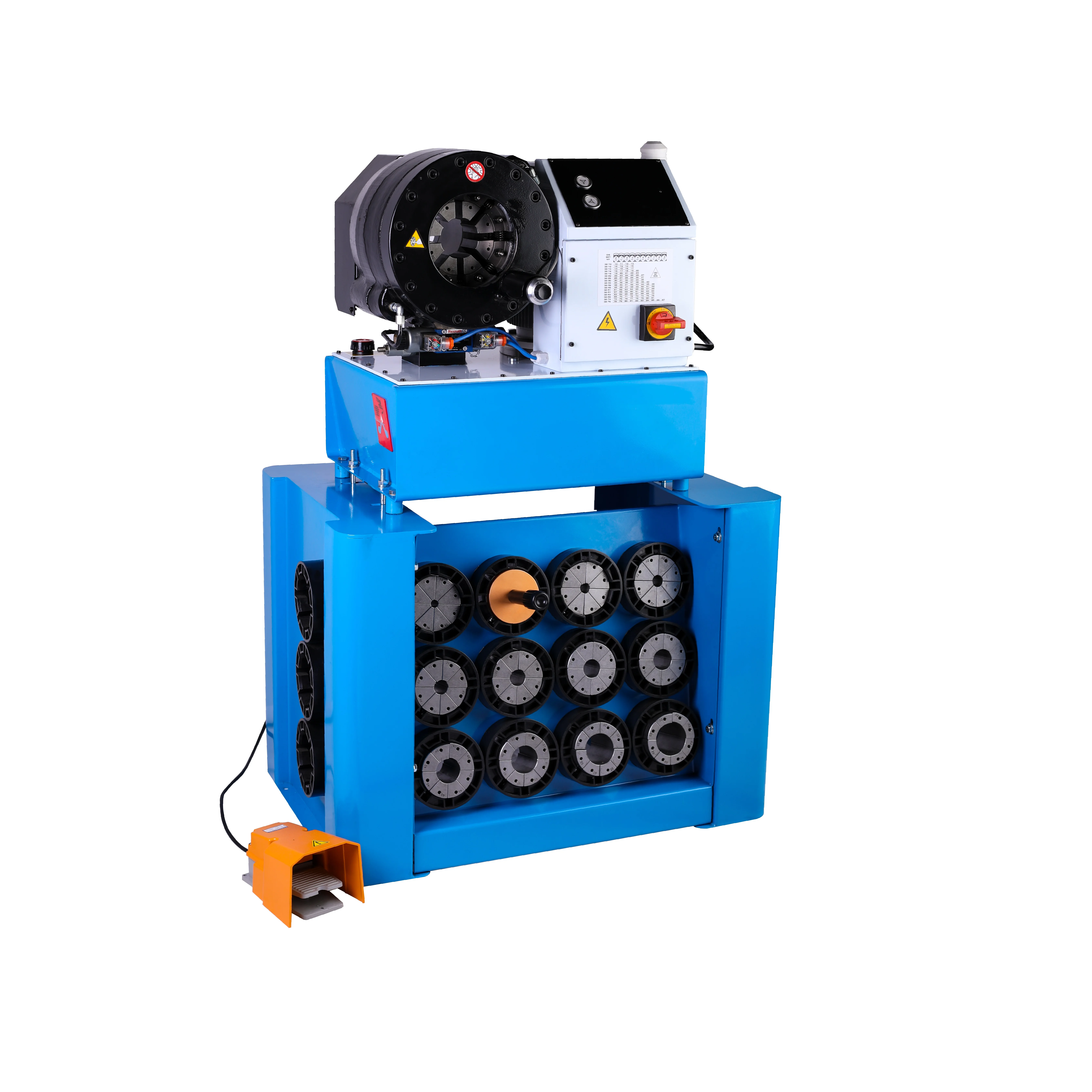 P32 Automatic 1/4-2 Inch High Pressure Hydraulic Hose Crimping Machine with Siemens PLC Control Pump & Motor 560T Force