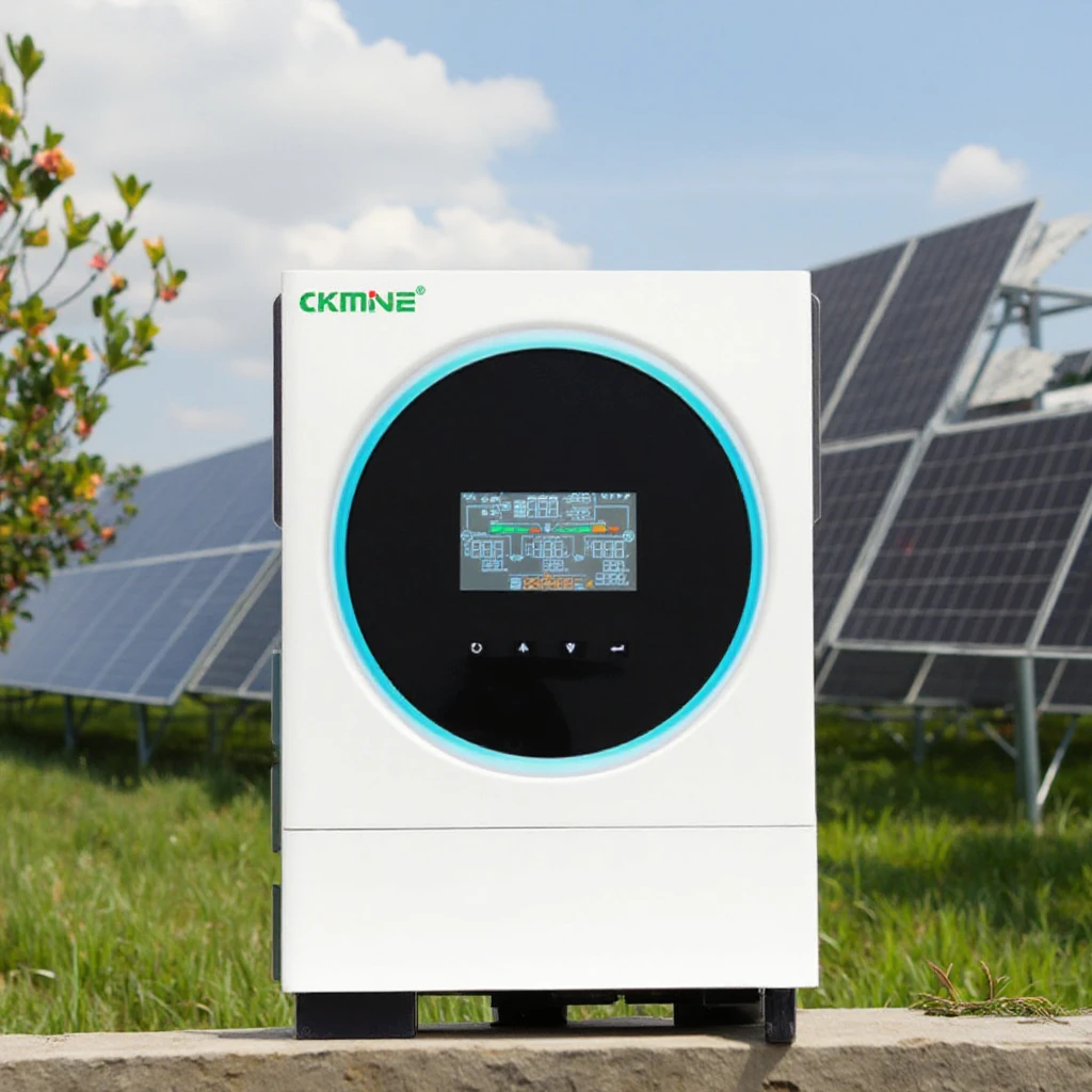 CKMINE 4kw 6kw Solar Energy System Off Grid Solar Inverter 48V 51.2V Can on Grid Wifi Dual Output for Home