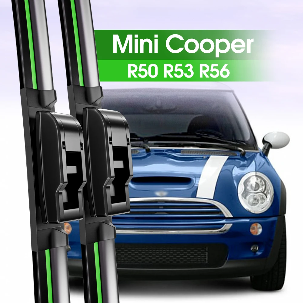 2pcs Front Windshield Wiper Blades For Mini Mini Cooper R50 R53 R56 2001-2013 2007 2007 2011 2012 Windscreen Window Accessories