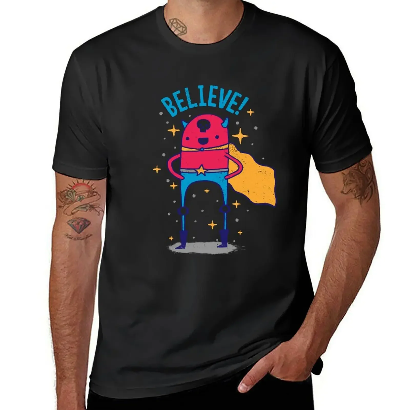 

BELIEVE! T-Shirt plain cute tops heavyweights rapper graphic tees funny t shirts men