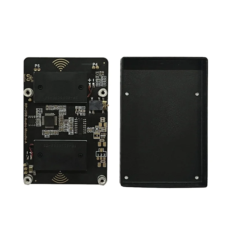 

Превосходный USB-модуль звуковой карты HAT с чехлом для Raspberry Pi 4B с разъемом для наушников, зуммер, динамик для Rpi 4B, аксессуары