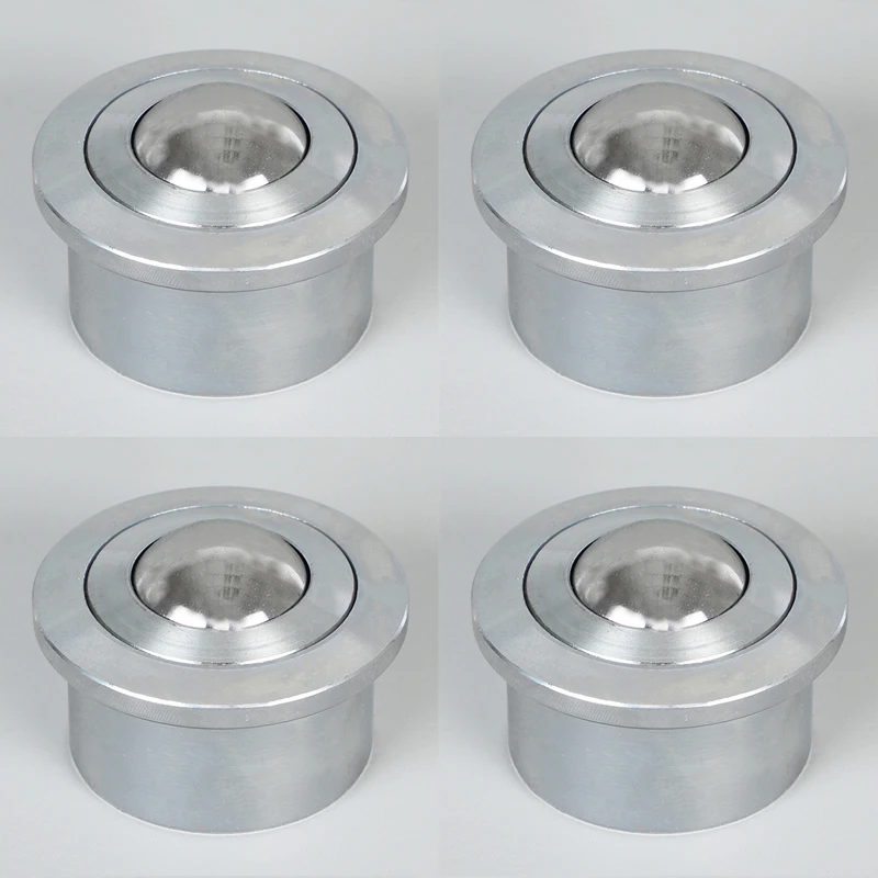 4PCS Heavy Duty Precision Conveying Universal Wheel Ball Bearing Bull Eye Wheels Industrial Equipments Universal Transfer Wheels
