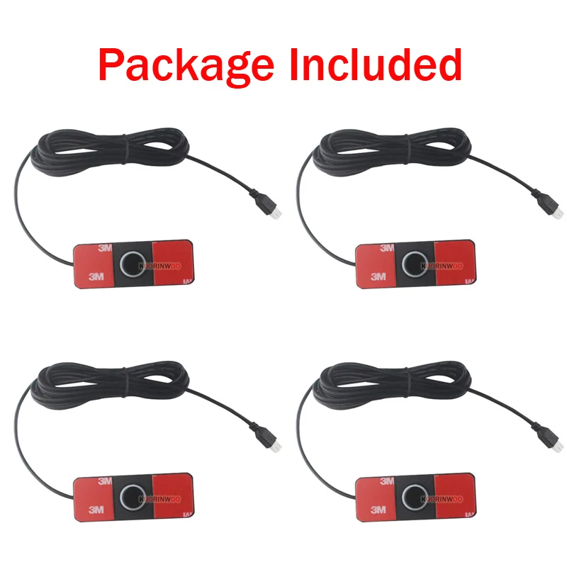 Koorinwoo Universal Original Flat Sensor 16.5mm Parking 4 Pcs/lot Black Gold White Grey Blue Red Silver Accossories system Radar