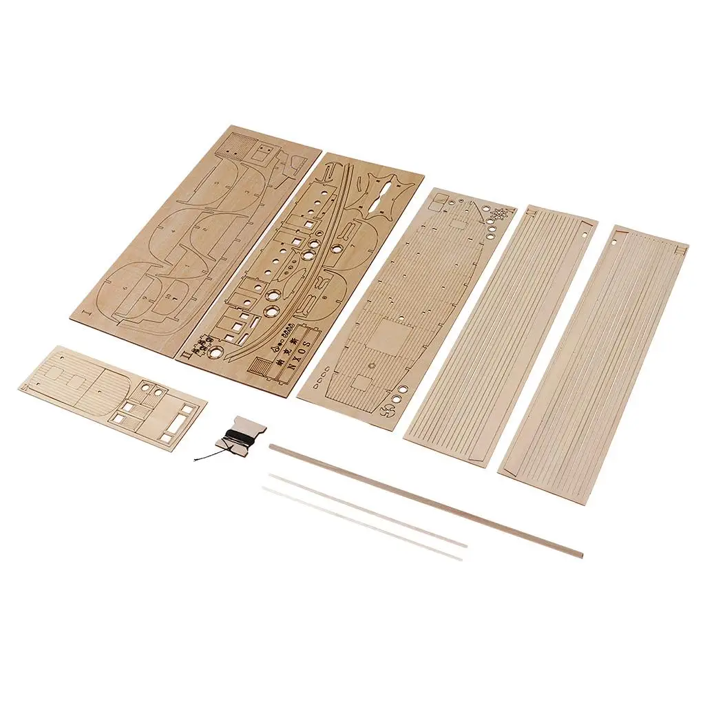 

DIY сборка рыбацкой лодки 3D деревянная головоломка модель архитектура дети