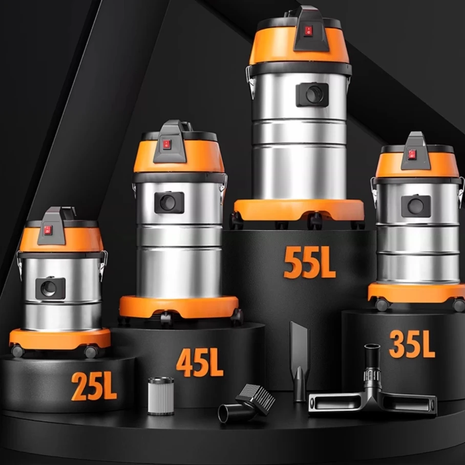 

Домашний и коммерческий промышленный пылесос, супервсасывание высокой мощности для ремонта, уплотнения затирки и автомойки