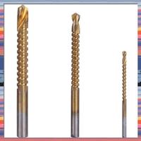 AFBC 7Pcs Step Drill Groove Saw Drill Set Step Up Drill Bits Spiral Cone Stepped Down Bits For Impact Drill