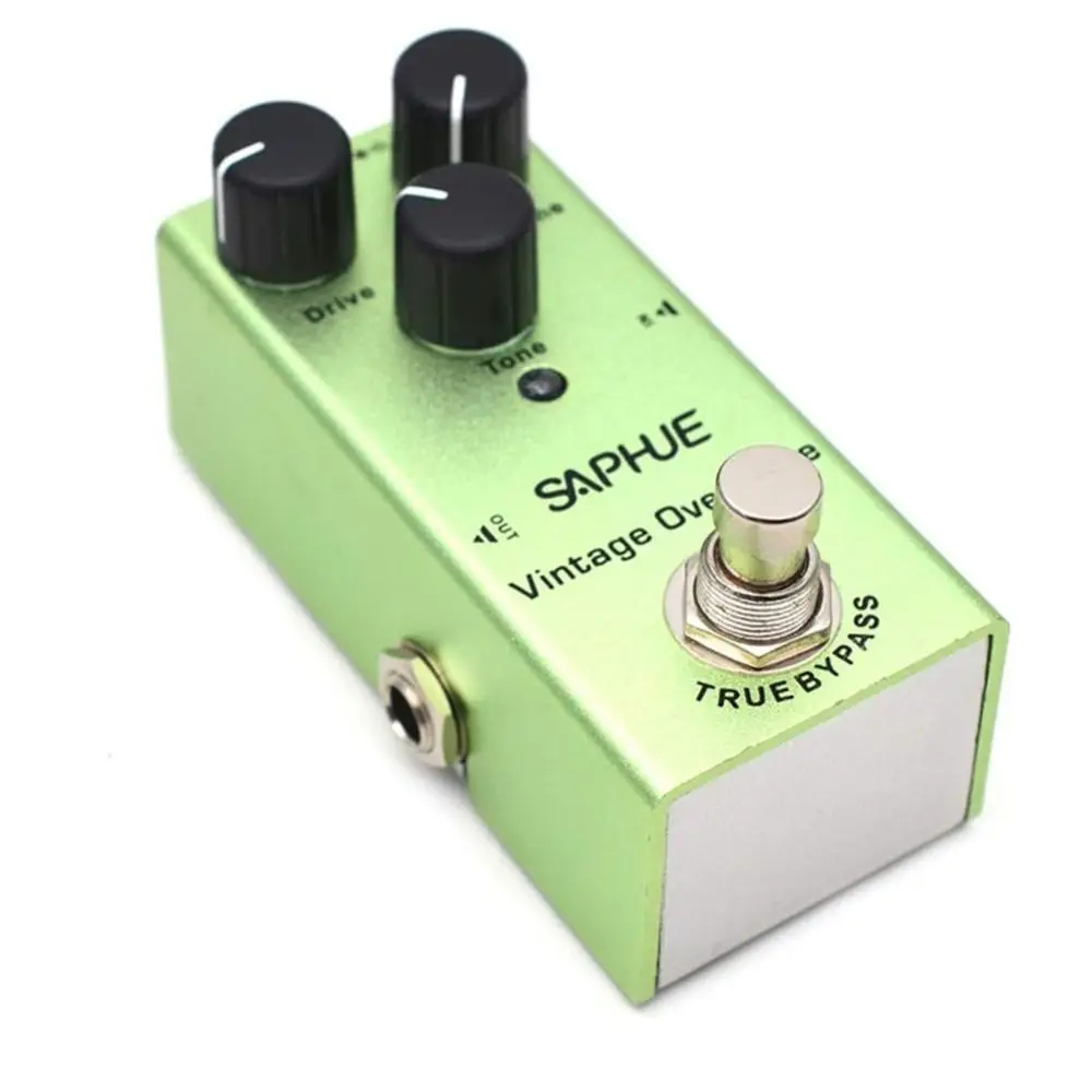 Mini Single Type Electric Guitar Effects Pedal Digital Delay True Bypass Electric Guitar Pedal Vintage Overdrive