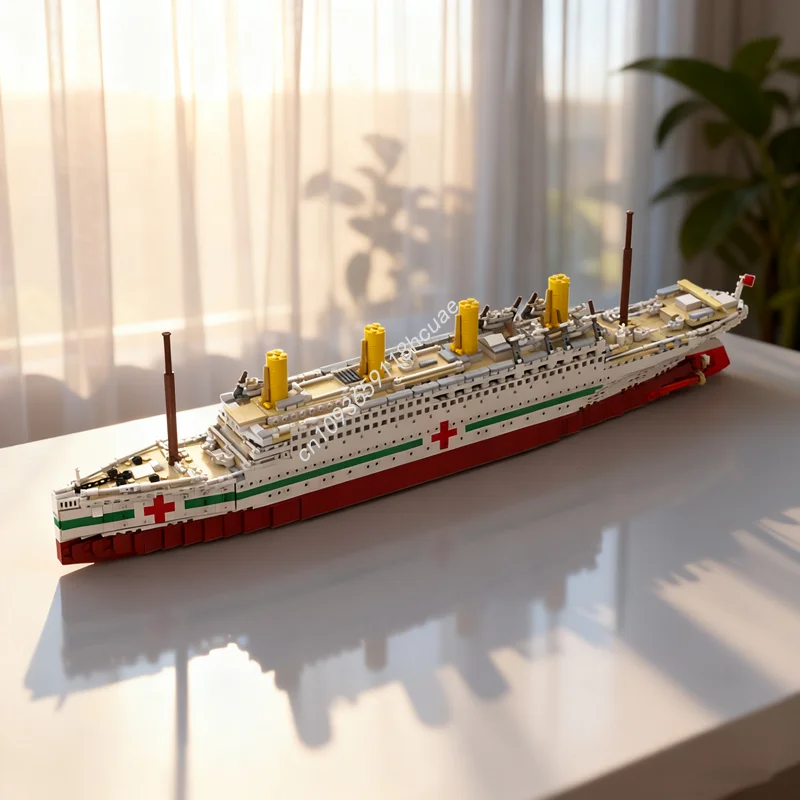

2605 шт. MOC HMHS Britannic 1 Building Instructions Creator Модель Блоки Игрушка Креативная идея Рождественские подарки Кирпич Дети День рождения