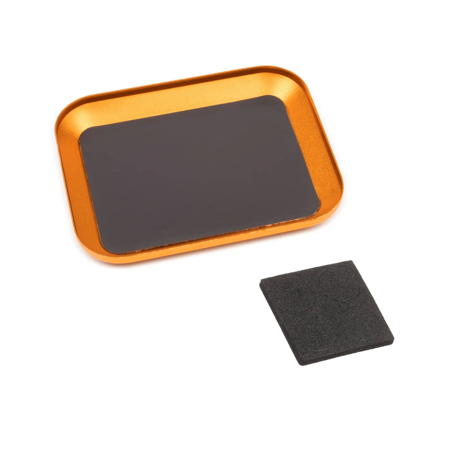 RCXAZ RC Strumento di riparazione in lega di alluminio Vite magnetica Piastra per pallet per Creeper SCX10 D90 D110 Strumento di riparazione per barche per auto aeree