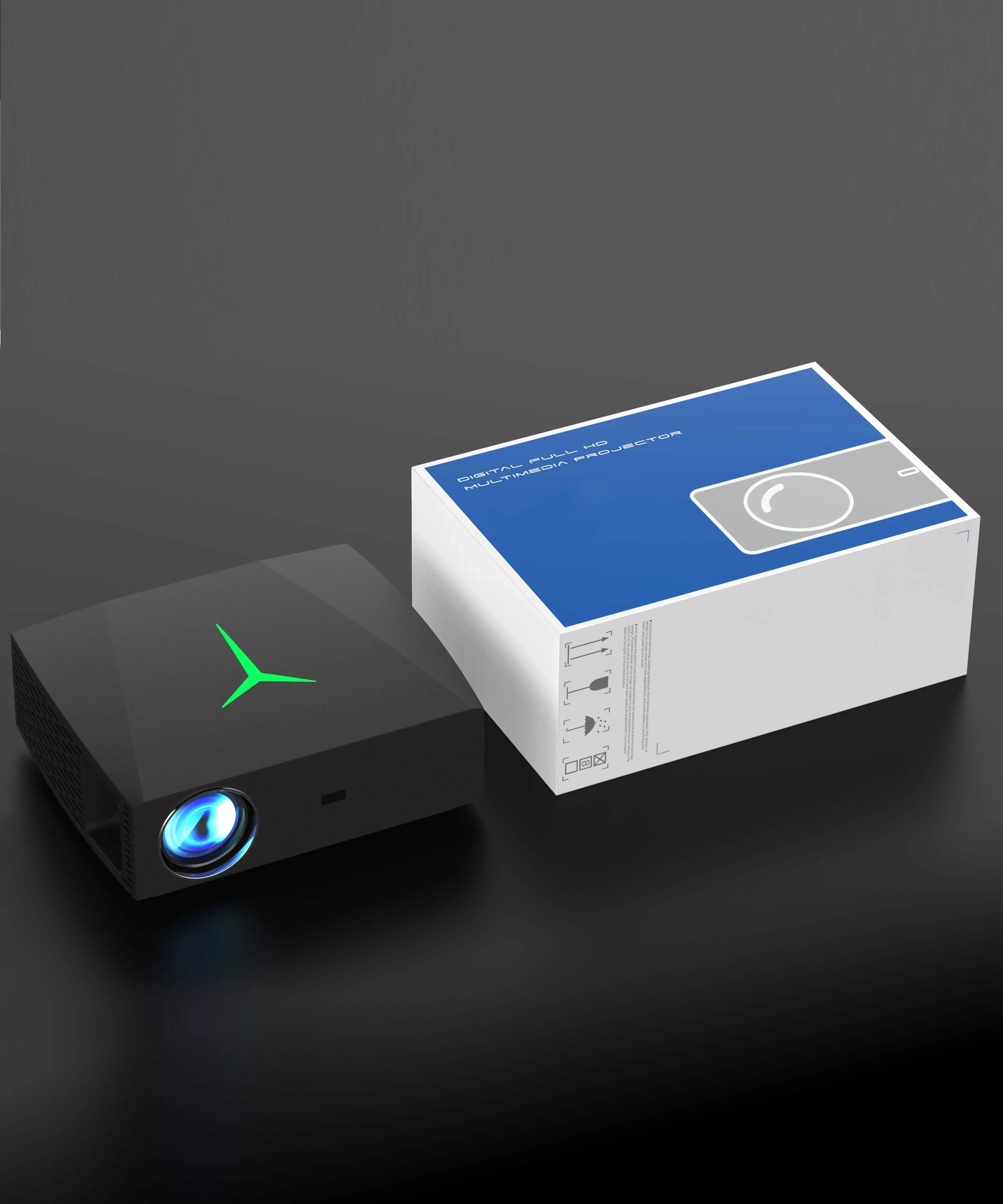 

2022 VIVIBRIGHT F40UP проектор 1080p 100 дюймов 150 дюймов Android 9.0 Wi-Fi проектор совместимый проектор