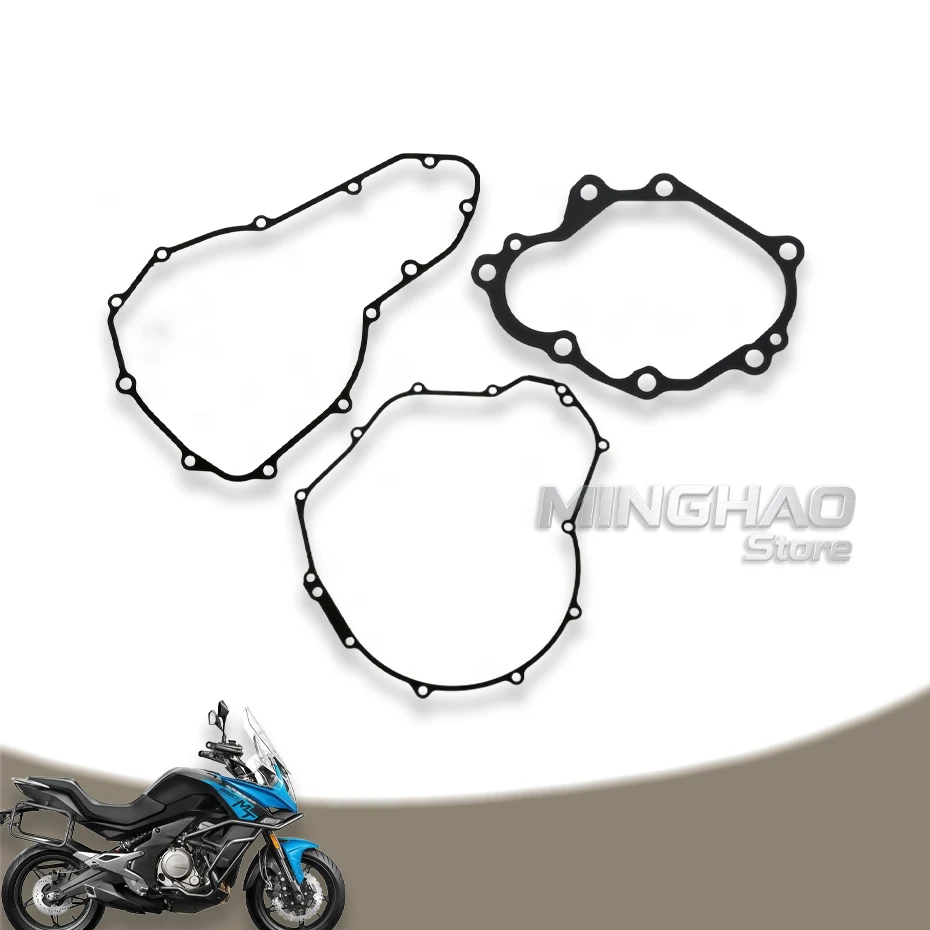 Left / Right Engine Cover Seal Gasket For CFMOTO 400NK 400GT 650NK 650GT 650MT 650TRG
