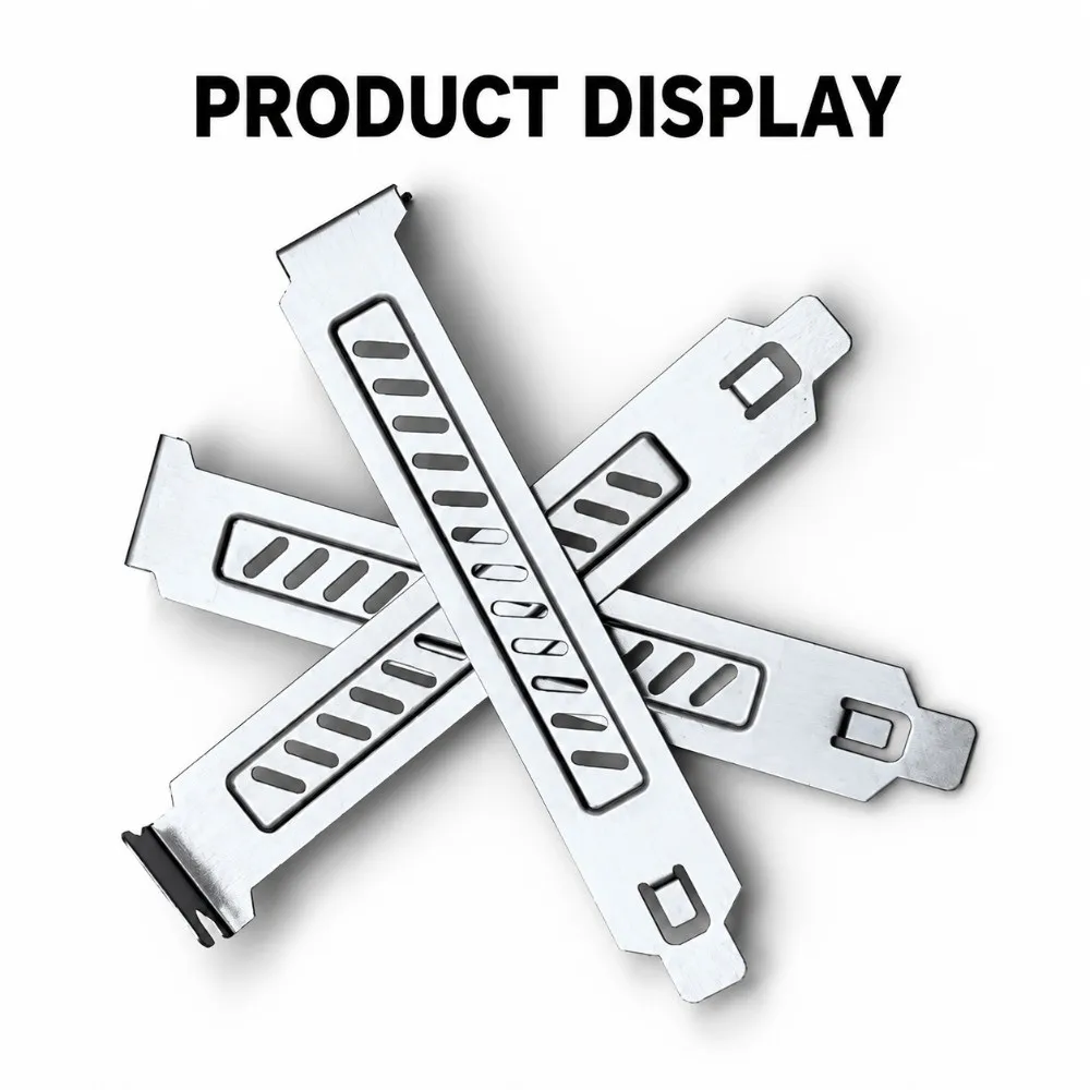 New Hard Steel PCI Slot Cover With Screws Plug-In Case Blanking Plate Expansion Slot Cover