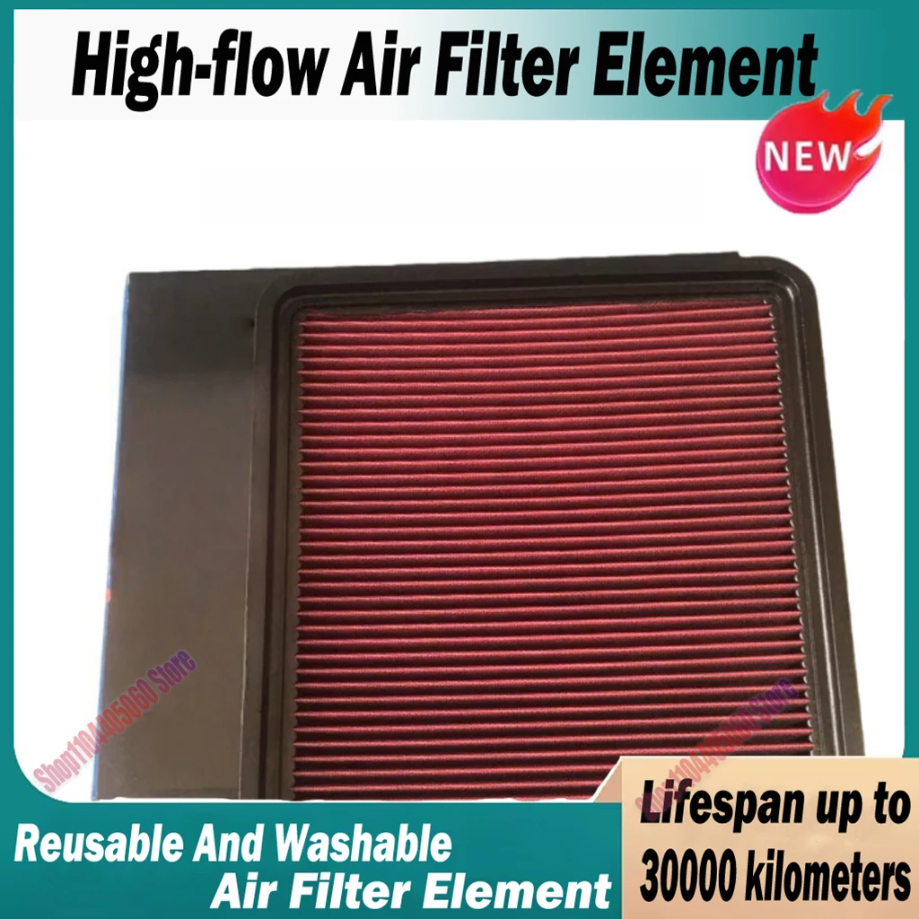 Car High Flow Air Filter For TOYOTA Land Cruiser J100 200 Sequoia Tundra LEXUS LX570 17801-0S010 17801-38030 Washable Reusable