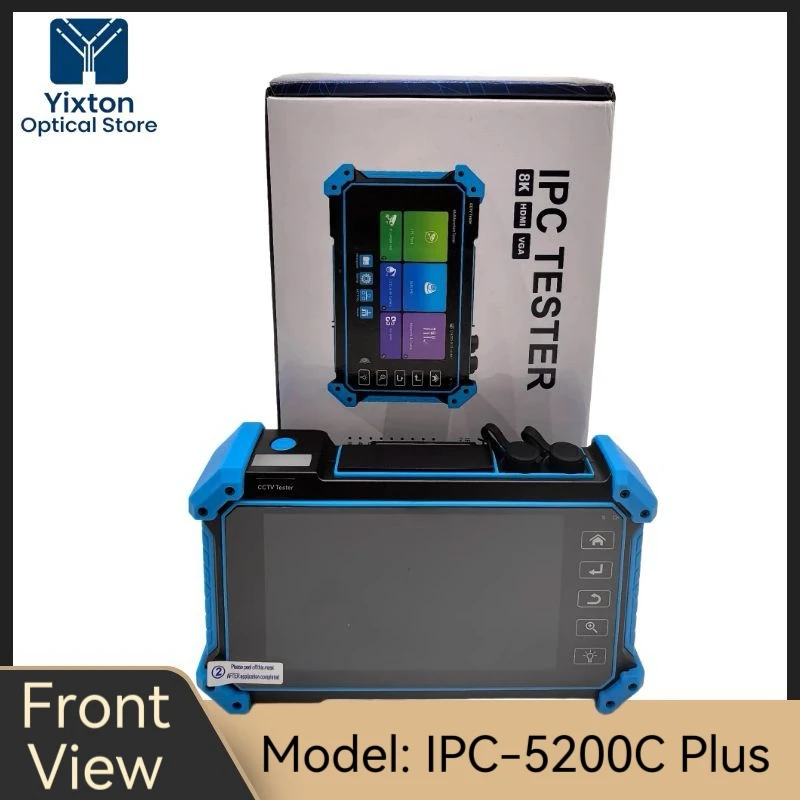 IPC-5200 PLUS Multi-functional Network Tester - Network Analog Coaxial Tester with HDMI/VGA Input 5-inch high-definition screen