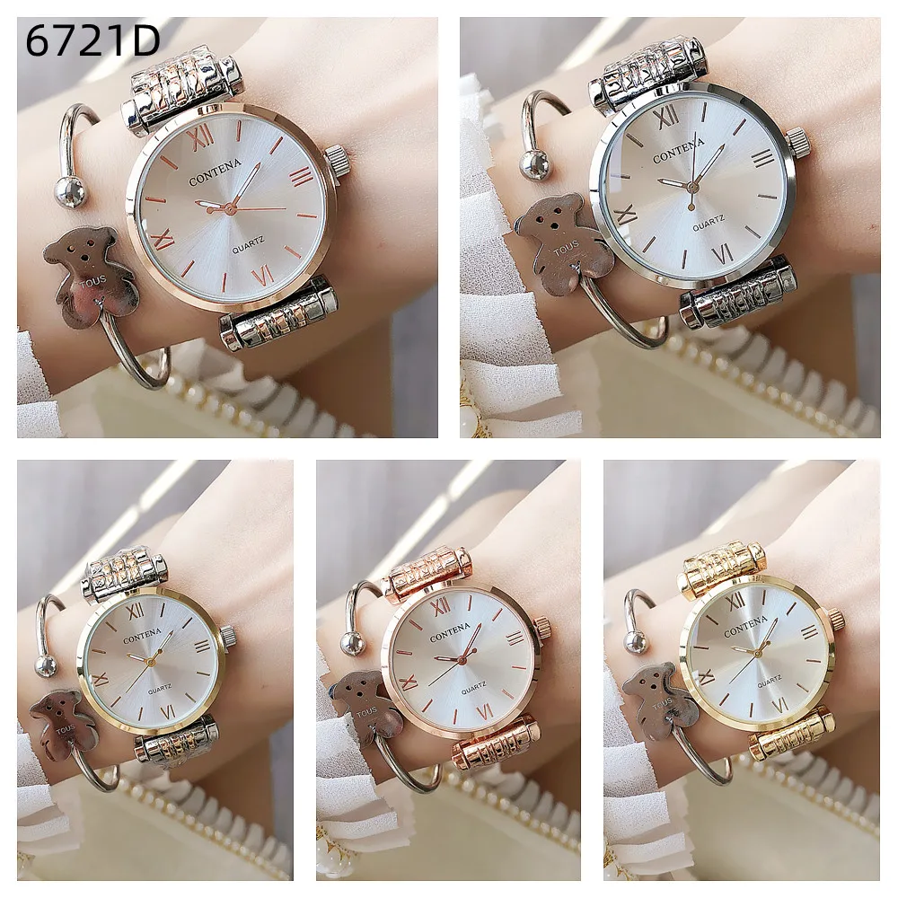 

CONTENA reloj mujer Luxury Watches for Women Classic Female Elegant Clock Watch Luxury Gift Ladies Rhineston Wristwatch Clock