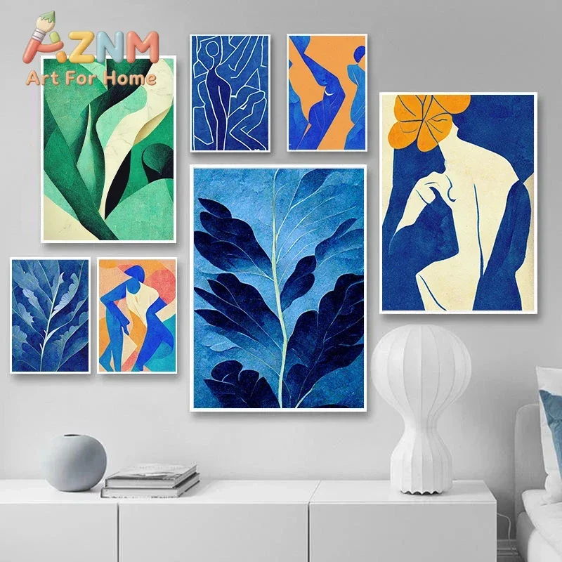 2026 Medieval Matisse Art Aesthetics Abstract Geometric Lines Posters Canvas Printing Living Room Bar Coffee Shop Wall Decorati