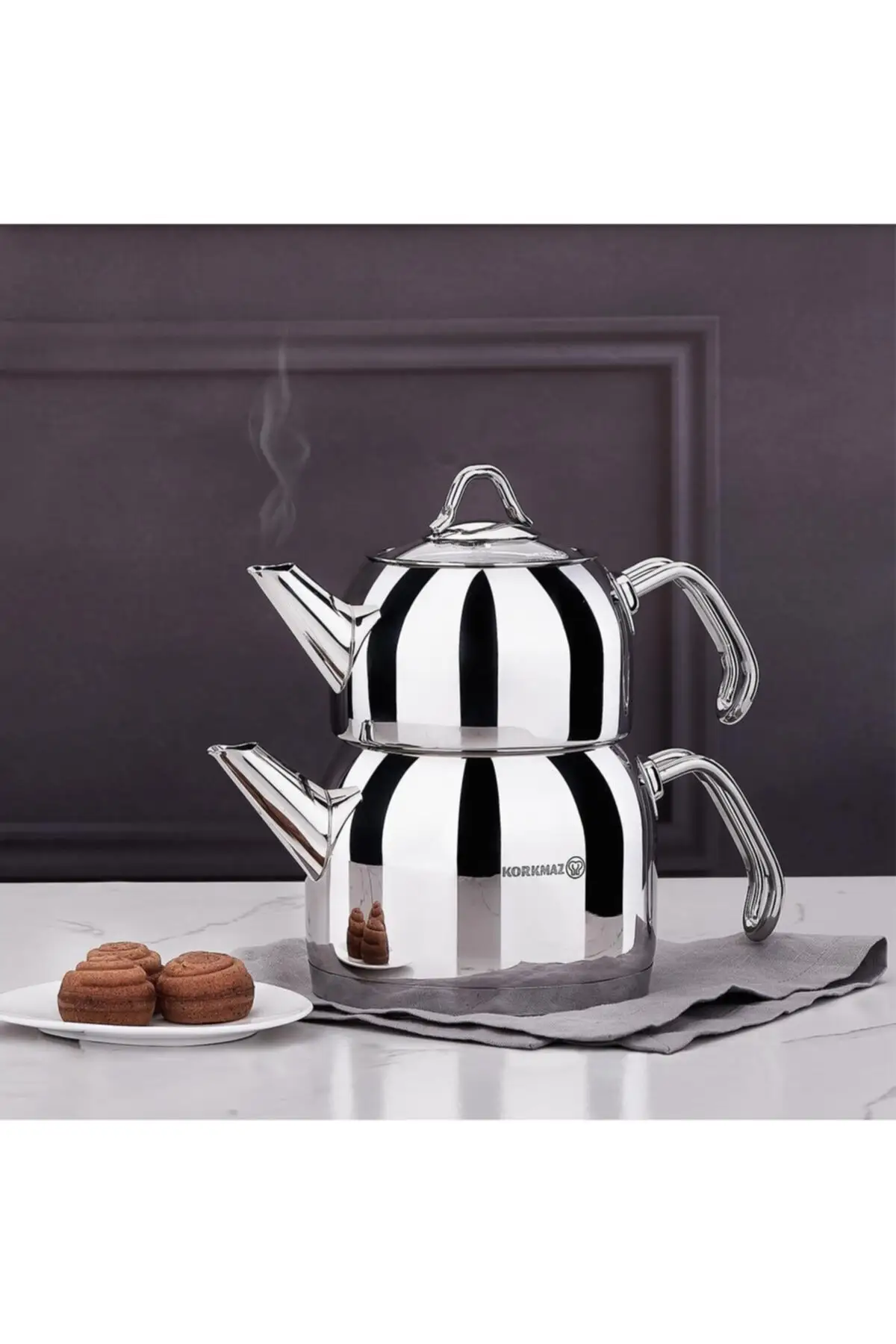 Provita Midi Theepot Set Rvs Aanslag Theepot Koffie Waterkoker Machine