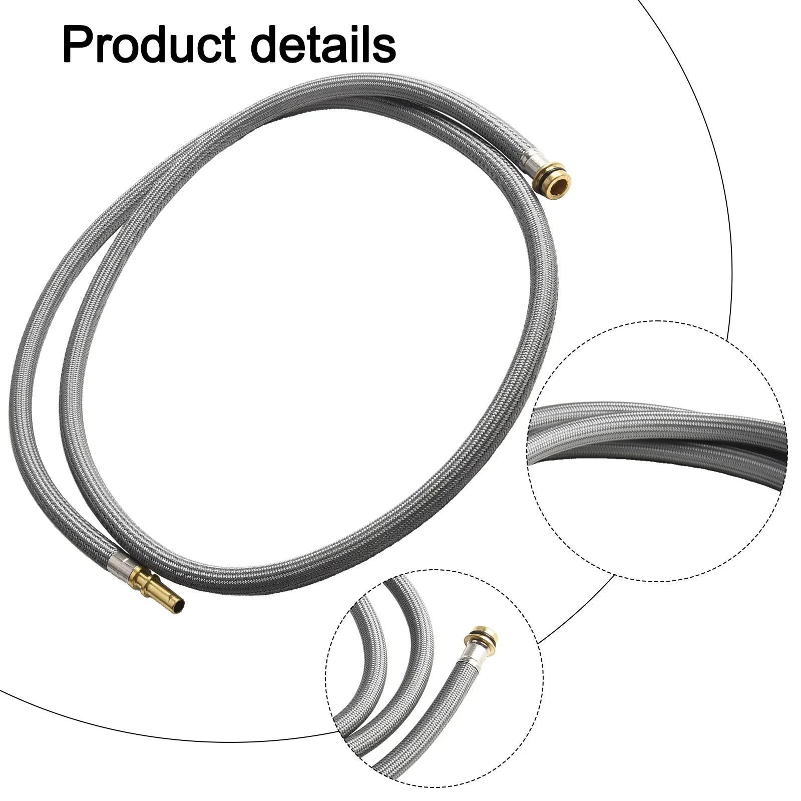 Manguera de repuesto Mediano de acoplamiento magnético, modelo Compatible, manguera de pulverización extraíble, reemplazo de manguera Compatible, decoración Cento