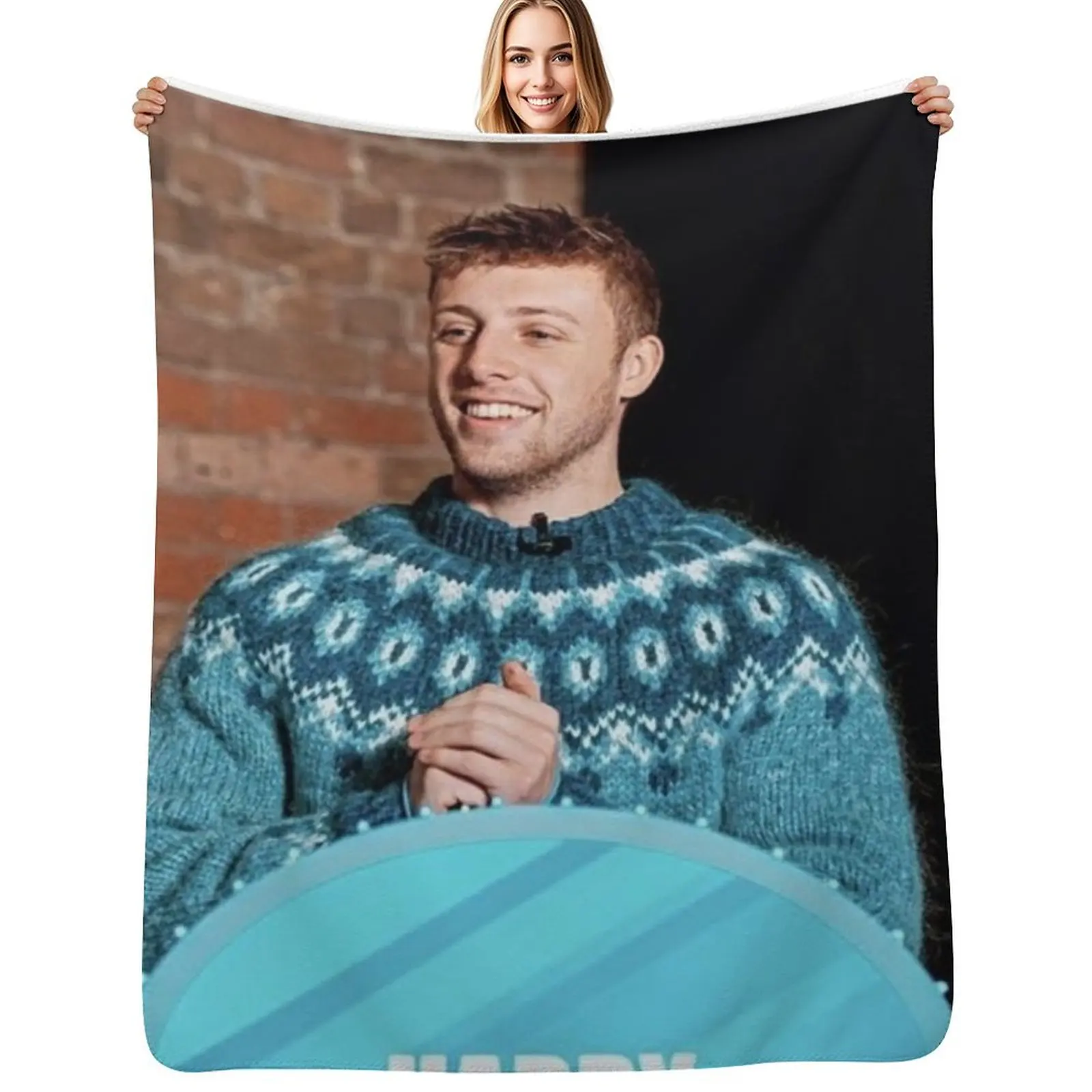 harry w2s wroetoshaw sidemen Throw Blanket Hairy For Sofa Thin Winter beds Heavy Giant Sofa Personalized Gift Blankets