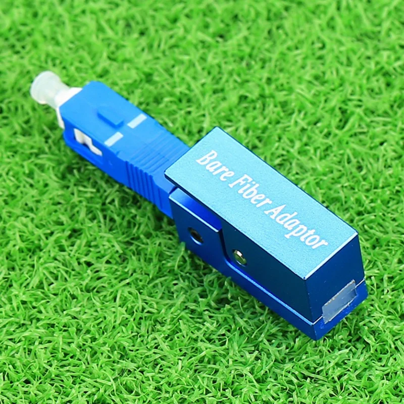 Fiber Optic Adapter Square Type Bare Fiber Adapter SC/UPC Square FTTH Optical Tools Bare Fiber Optic Adapter