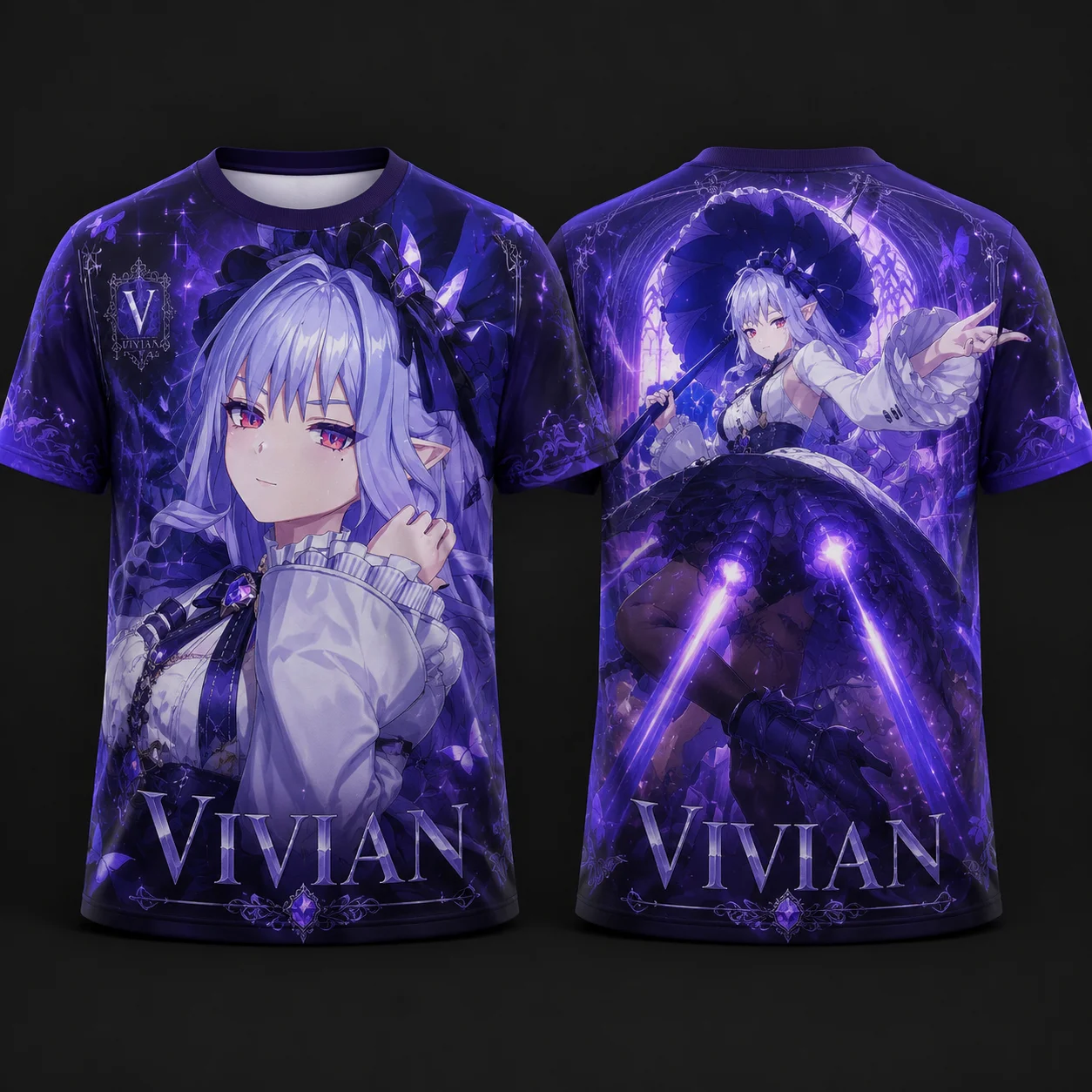 Zenless Zone Zero ZZZ TShirt Hugo Vlad Ravenlock,Vivian Banshee All Over Print Football Jersey, Breathable Quick Dry Tee