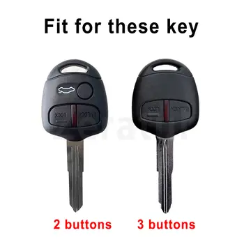 三菱歐藍德、Colt、藍瑟、格蘭迪、帕傑羅運動版、ASX專用軟TPU汽車鑰匙殼保護套配件 10 最佳銷售 三菱鑰匙圈套 - №4