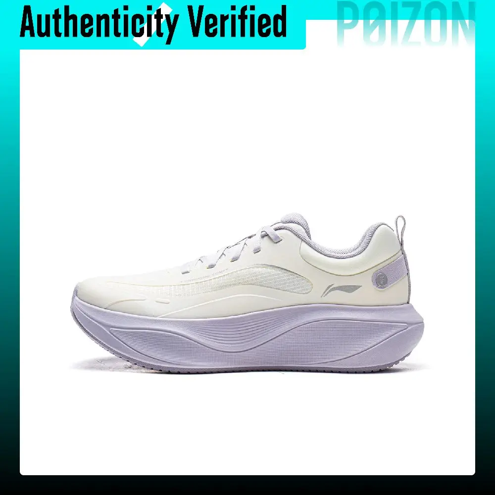 Li Ning Stunning COMFY Low top Running Shoes Women's White Purple ARHW008-4