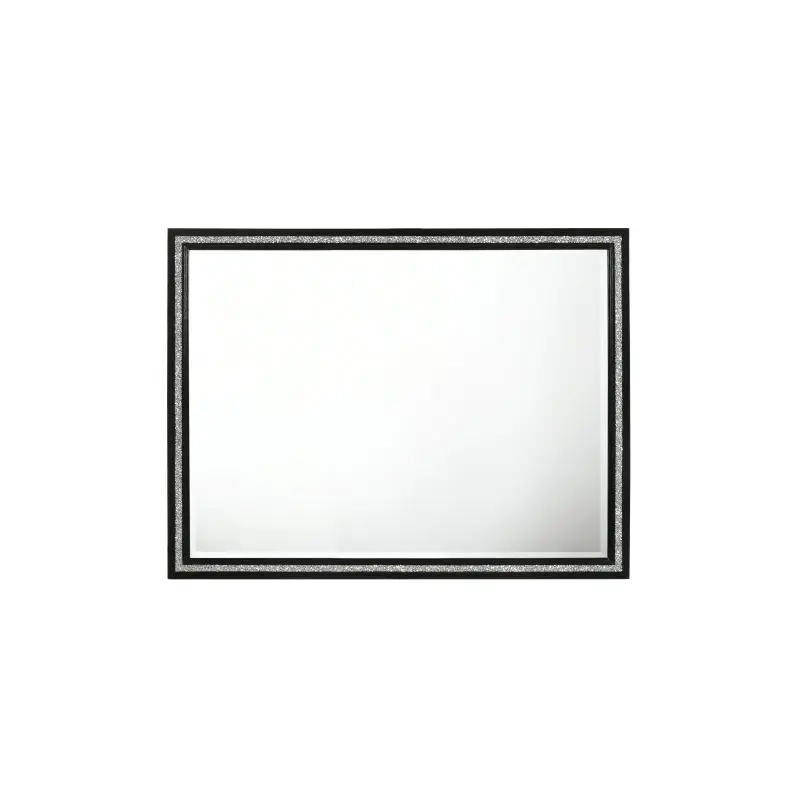 Haiden Weathered Black Finish Mirror