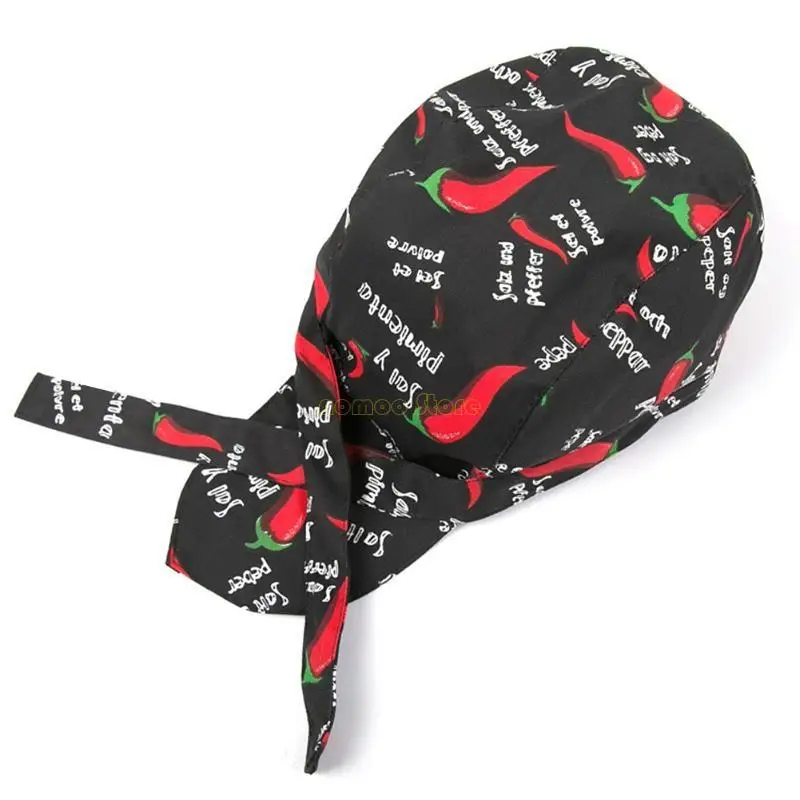 31BF Colourfull Pirates Chef Cap Skull Cap Professional Catering หมวกเชฟต่างๆ