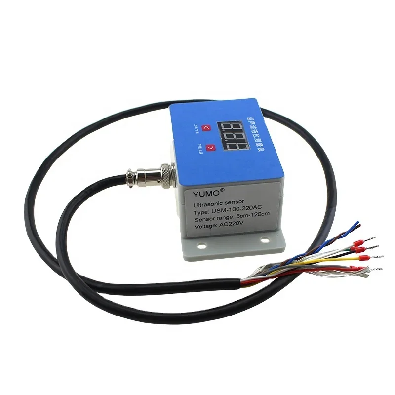 

YUMO Hot selling USM-100-220AC Ultrasonic sensor of liquid level measuring instrument