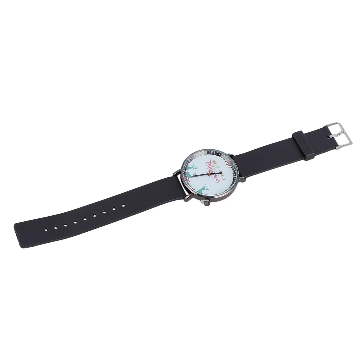 

Letter Pattern Christmas Quartz Watch Elegant Leaf Design Wristwatch for Students Fashion Gift for Valentine Thanksgiving