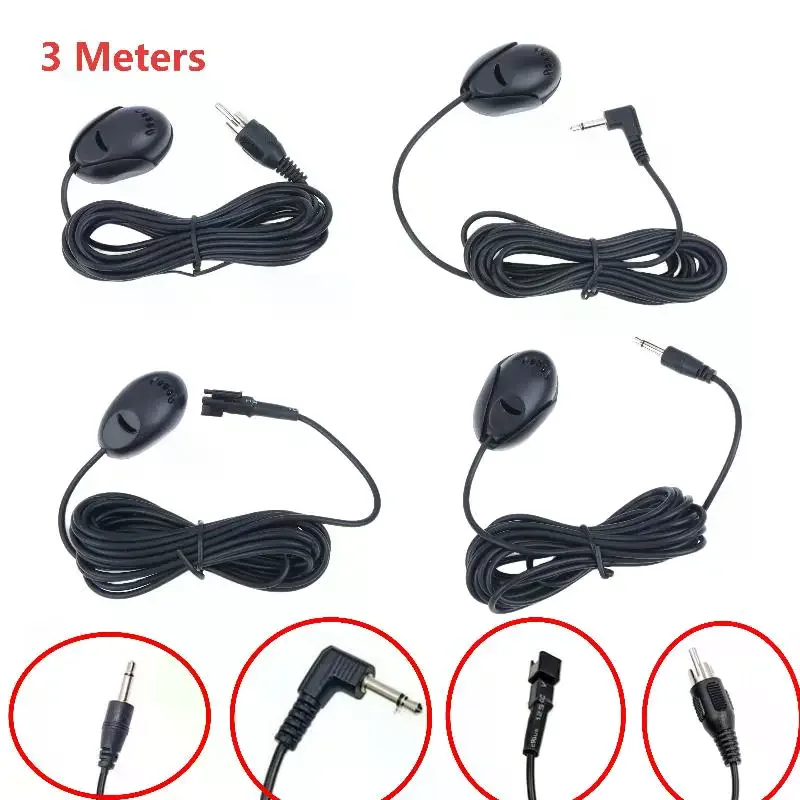 Car External Wired Microphone  Cable Paste Type High Sensitivity Pickup Mic for Vehicle Hands-free Call