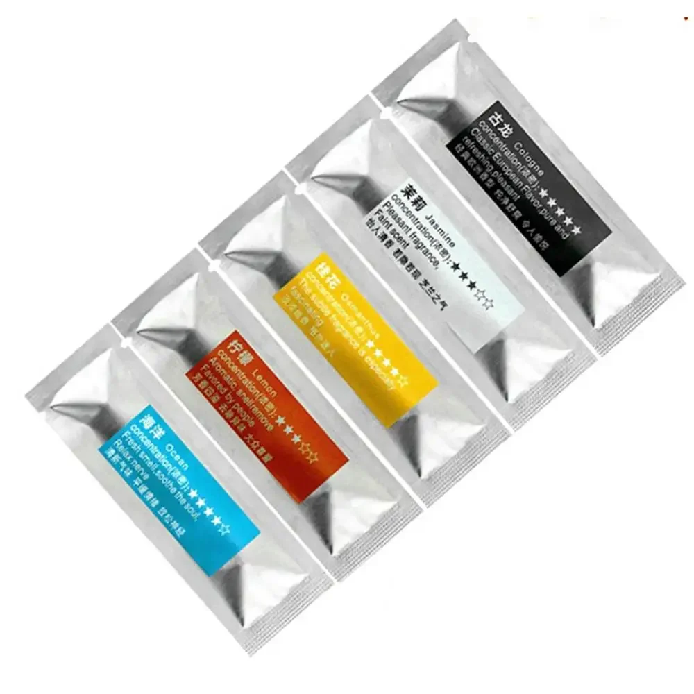 6Pcs Car aromatherapy stick refill bar PE fragrance replacement core Air outlet solid balm cotton perfume Accessories Lemon image 2