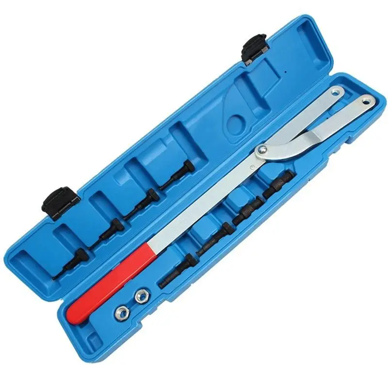 

A30F-Interchangeable Pulley Support Tool Universal Fan Clutch Camshaft Pulley Disassembly Tool Belt Pulley Support Wrench
