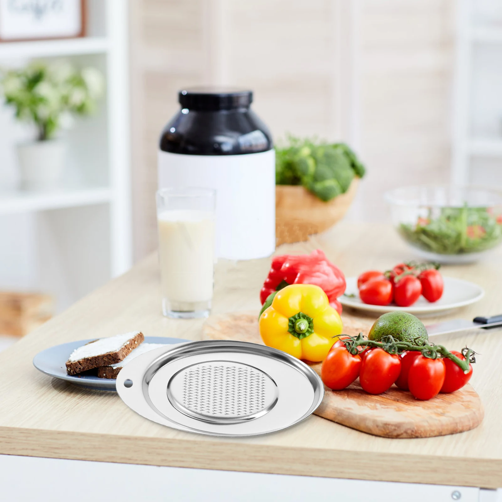 

Premium Stainless Steel Grater EasyClean Ginger Garlic Slicer Durable Household Kitchen Utensil For Cooking Preparation